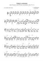 Adagio sostenuto from Piano Sonata 'Moonlight'